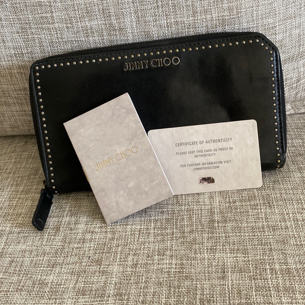 Jimmy Choo Black Wallet